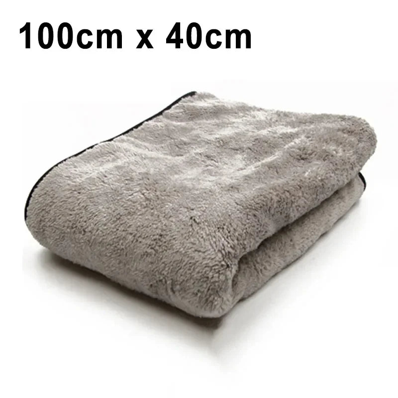 100x40 60x40cm Microfiber Car Wash Towel Fast Drying Auto Cleaning Extra Soft Cloth High Water Absorption For Wash Accessorie