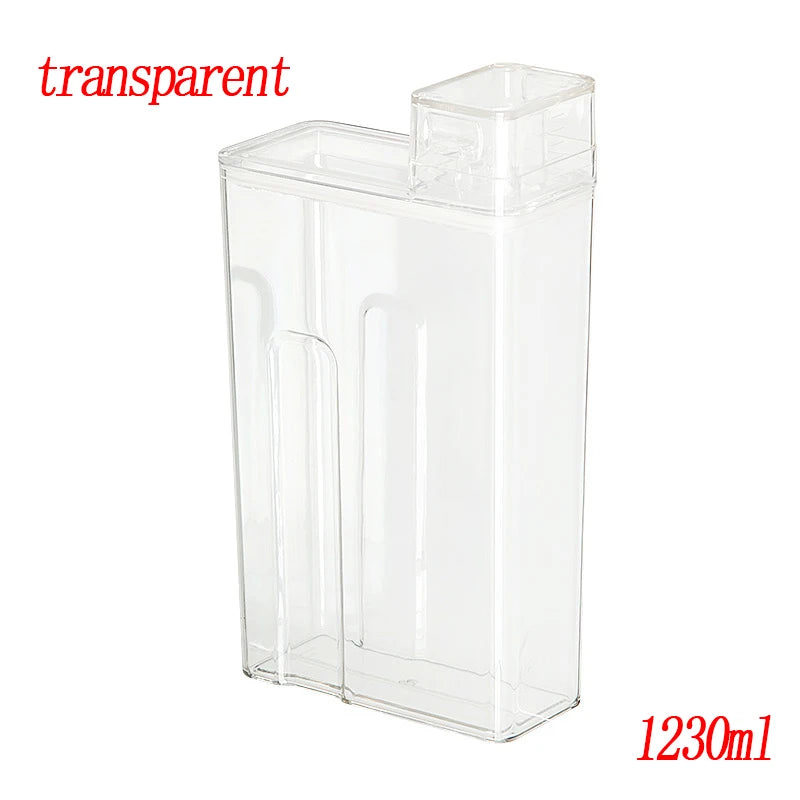 1000ml Laundry Detergent Empty Bottles Large Capacity Softener Storage Bottle Reusable Refillable Washroom Organizer Bottle