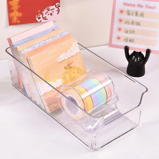 Desktop Storage Box, Cosmetics, Snacks, Transparent Basket, Skin Care Products, Facial Mask, Dormitory, Sundries, Storage Rack