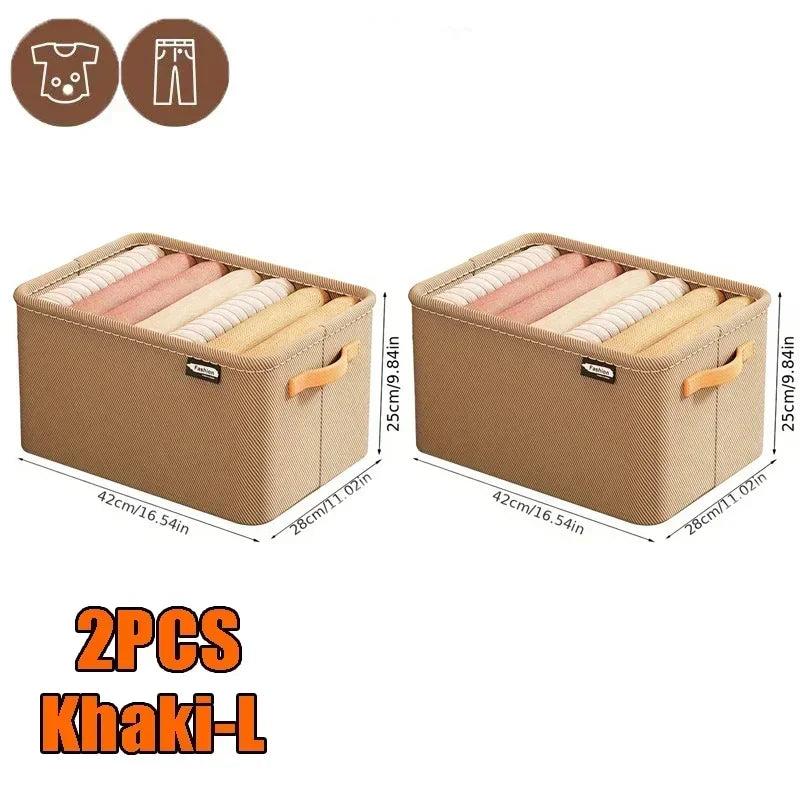 Wardrobe Organizer Box for Storage in The Closet Underwear Drawers Storage Bedroom Cabinet Socks Bra Storage Pants Organizer