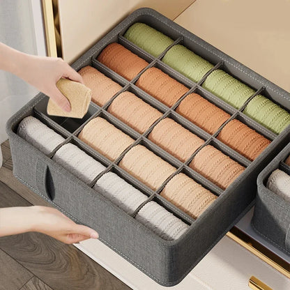 20/6/7/1 Grids Cation PP Sock Bra Pants Simplicity Organizers Of Cabinets And Drawers Home Sorting Boxes Storage Organizer Box