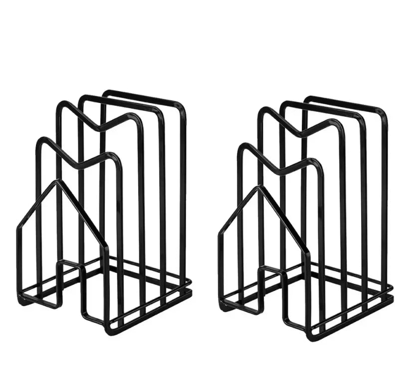 Rack Shelf Stand Multi Layer Space Saving Rustproof Cutting Board Practical Kitchen Organizer Pot Lid Holder Iron Art Home WF