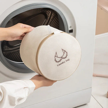 Embroidery Print Laundry Bag Set7Pcs Fine Mesh Washing Pouch for Delicates Household Clothes Cleaning Machine Washable Organizer