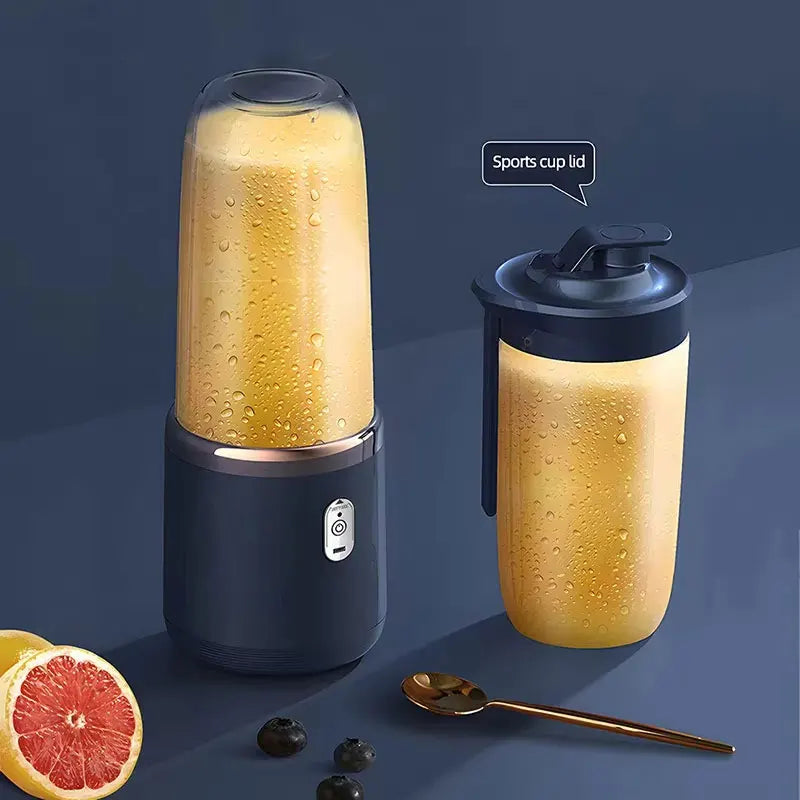 Portable Handheld USB Personal Mini Juicer Cup with Single Or Double Cups for Travel Blender for Water Bottles