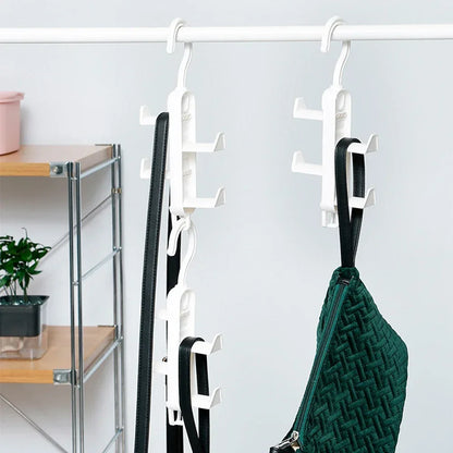 Bag Storage Tool Wardrobe Storage Multifunctional Clothes Rack Traceless Hanging Bag Rack Hat Door Non Perforated Hanging Hook
