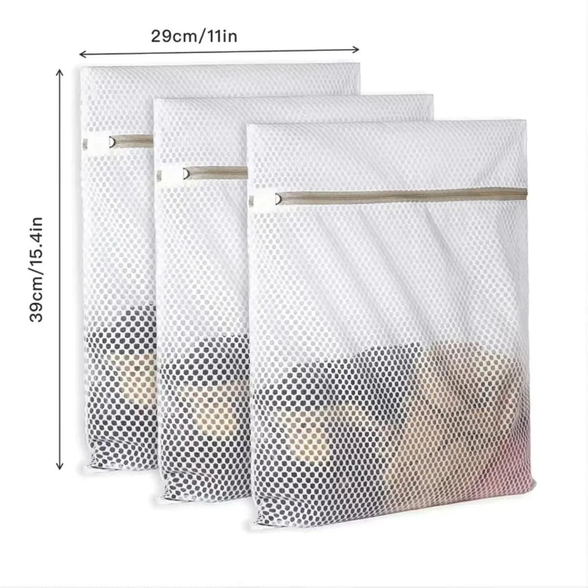 Honeycomb Mesh Laundry Bags For Delicates,Net Fabric Durable And Reusable Delicate Wash Bag Travel Organization Bag For Lingerie