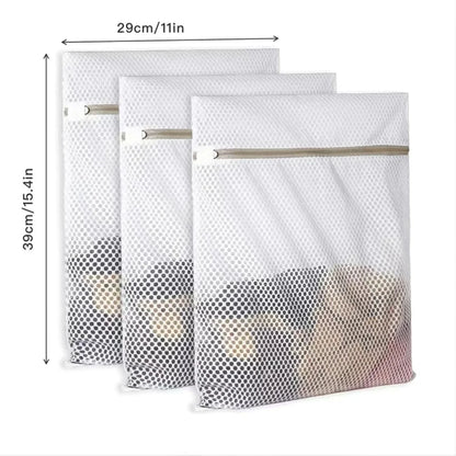 Honeycomb Mesh Laundry Bags For Delicates,Net Fabric Durable And Reusable Delicate Wash Bag Travel Organization Bag For Lingerie