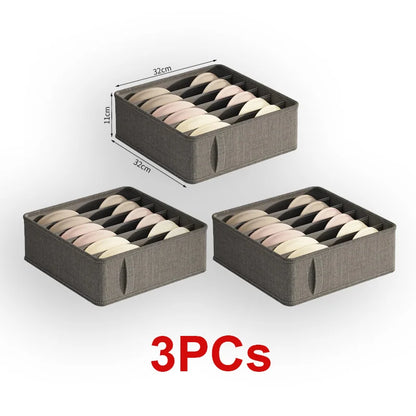 20/6/7/1 Grids Cation PP Sock Bra Pants Simplicity Organizers Of Cabinets And Drawers Home Sorting Boxes Storage Organizer Box