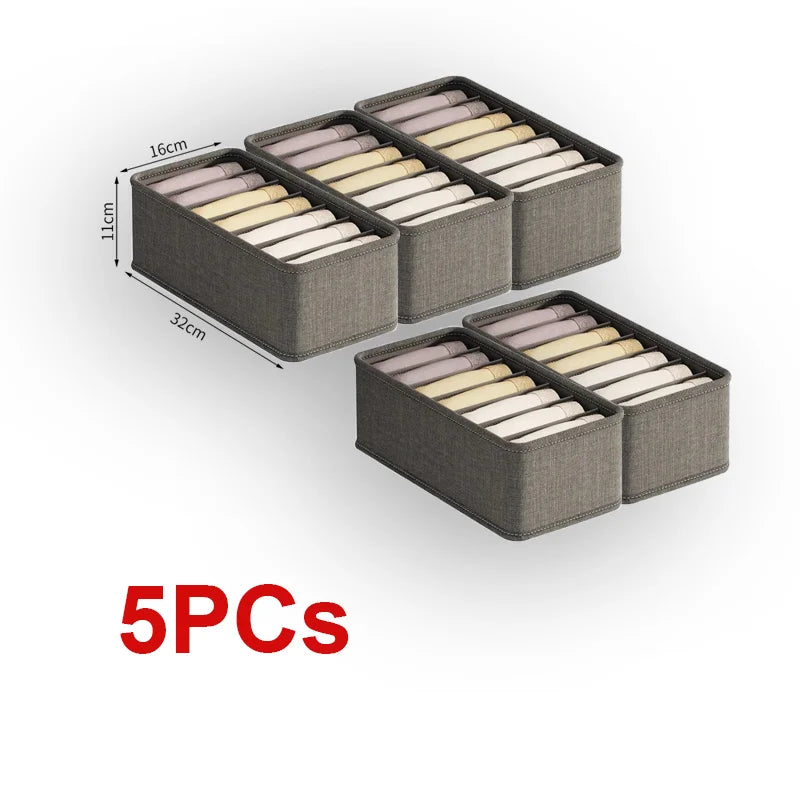 20/6/7/1 Grids Cation PP Sock Bra Pants Simplicity Organizers Of Cabinets And Drawers Home Sorting Boxes Storage Organizer Box