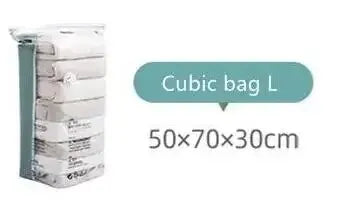1pc No Need Pump Vacuum Bags Large Plastic Storage Bags for Storing Clothes Blankets Compression Empty Bag Travel Accessories