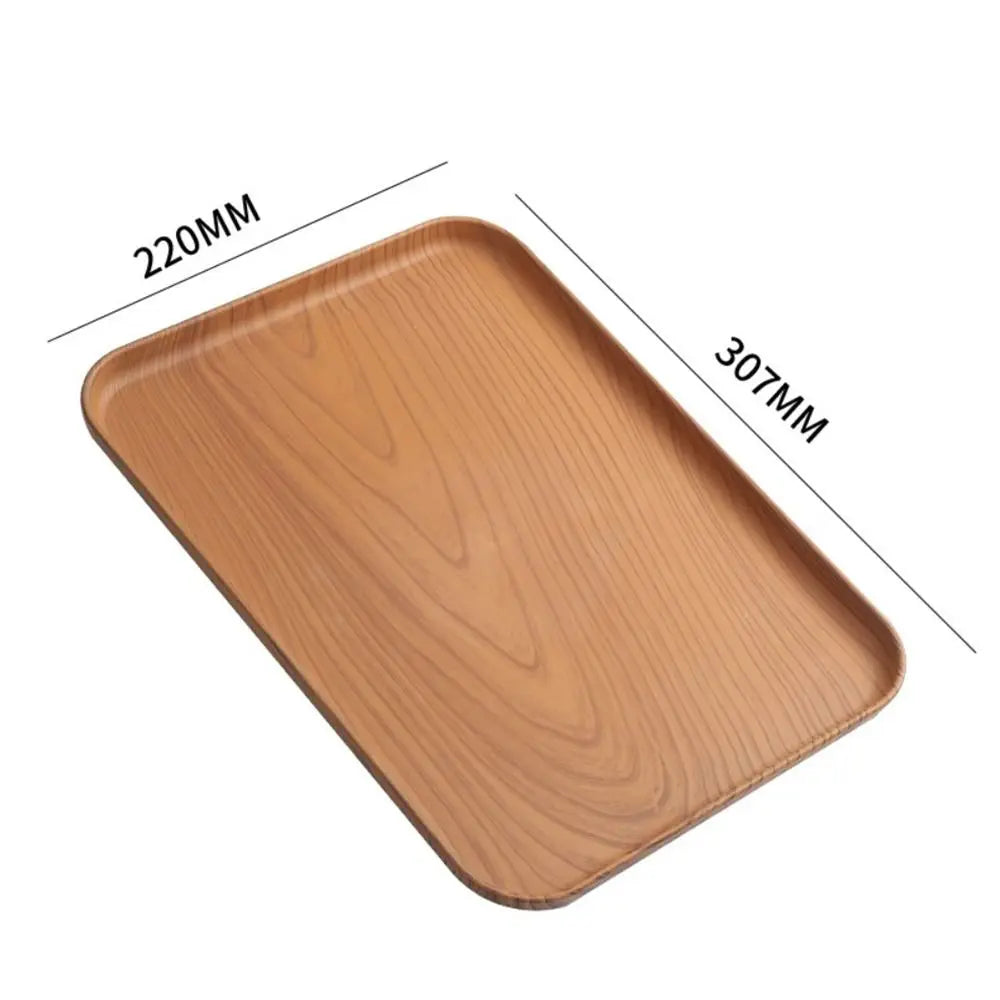 Nordic PP Pallet Plastic Tray Food Bread Pan Rectangular Storage Household Kitchen Supplies Hotel Service Tray Dessert