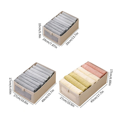 1PC Fabric Window Cotton Linen Storage Box Wardrobe Storage And Arrangement Large Clothing Storage Box Toys Can Be Folded