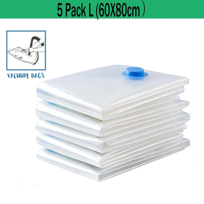 Vacuum Storage Bags Vacuum Seal Bag Space Saving Bags for Comforters Clothes Pillow Bedding Blanket Storage
