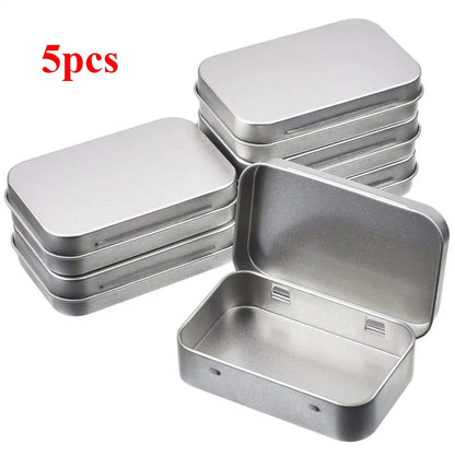 Mini Iron Box Storage Box Small Metal Jewelry Key Coin Metal Box Wedding Candy Storage Can Tobacco Small Iron Box