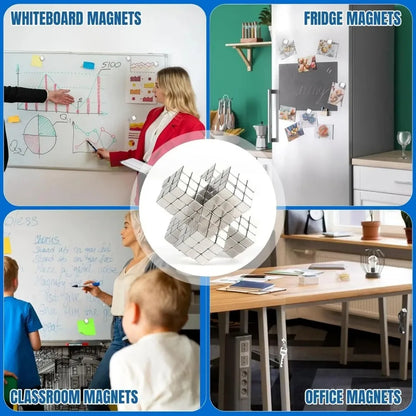 30/60/100pcs Magnet, Miniature Magnet, Small Magnets For Whiteboard, Science, Office And Locker Magnets