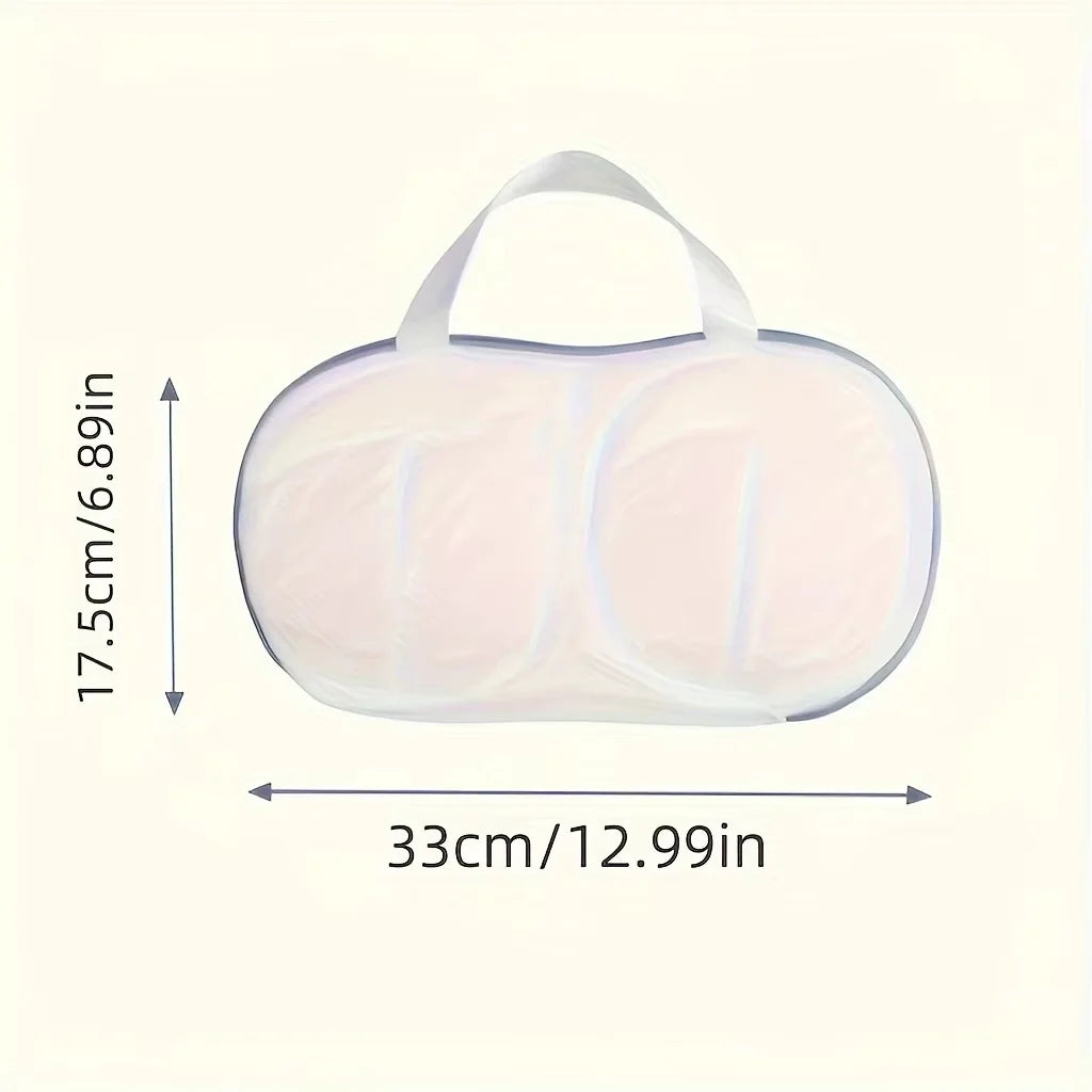 Bra laundry bag Bra Wash Bag Mesh Laundry Washing Bag with Zipper Foldable Mesh Lingerie Underwear Mesh Bra Washer bag