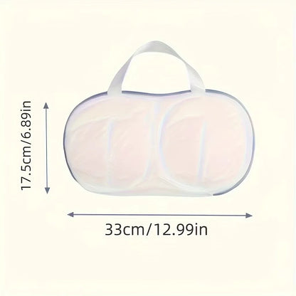 Bra laundry bag Bra Wash Bag Mesh Laundry Washing Bag with Zipper Foldable Mesh Lingerie Underwear Mesh Bra Washer bag