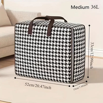 2025 New Storage Bag Quilt Storage Bag Large Capacity Portable Household Clothes Organizer With Handles Dustproof Foldable