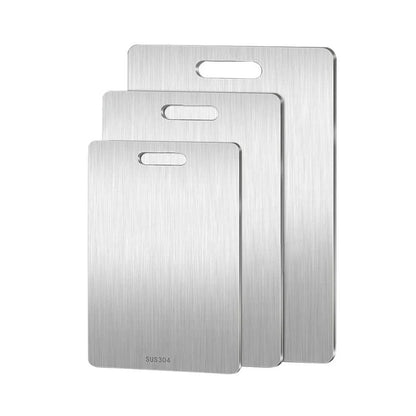 316 Stainless Steel Panel and Chopping Board Kitchen Household Thickened Double Sided Cutting Board Block Kneading Dough Boards