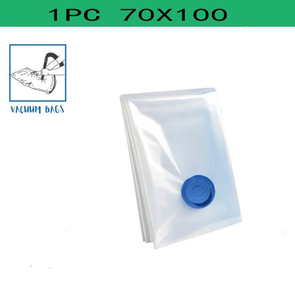 Vacuum Storage Bags Vacuum Seal Bag Space Saving Bags for Comforters Clothes Pillow Bedding Blanket Storage