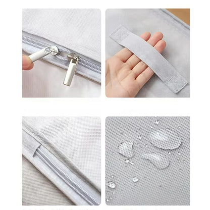 Clothes Storage Bag Wardrobe Closet Organizer Foldable Bag for Storag Non-Woven Pillow Quilt Blanket Bag Home Organizer