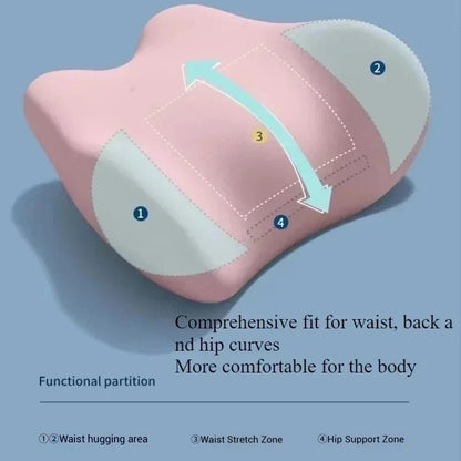 Special Lumbar Support Cushion Sleep Lumbar Pillow Ergonomic Soft Comfortable Memory Cotton Bed Lumbar Protrusion Back Support