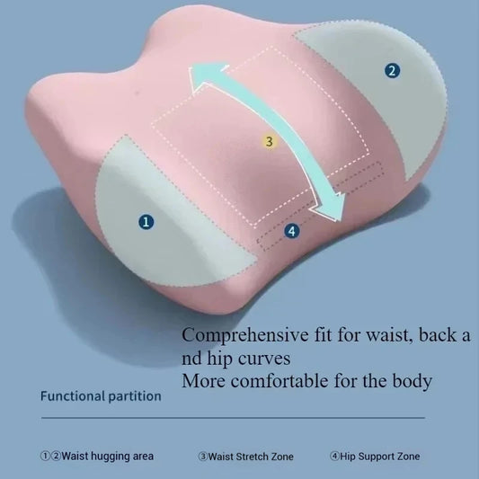 Special Lumbar Support Cushion Sleep Lumbar Pillow Ergonomic Soft Comfortable Memory Cotton Bed Lumbar Protrusion Back Support