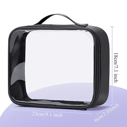 Storage Bag Travel Toiletry Transparent Large Capacity Waterproof Convenient Portable Utility Men Women Cosmetic Bag Accessory