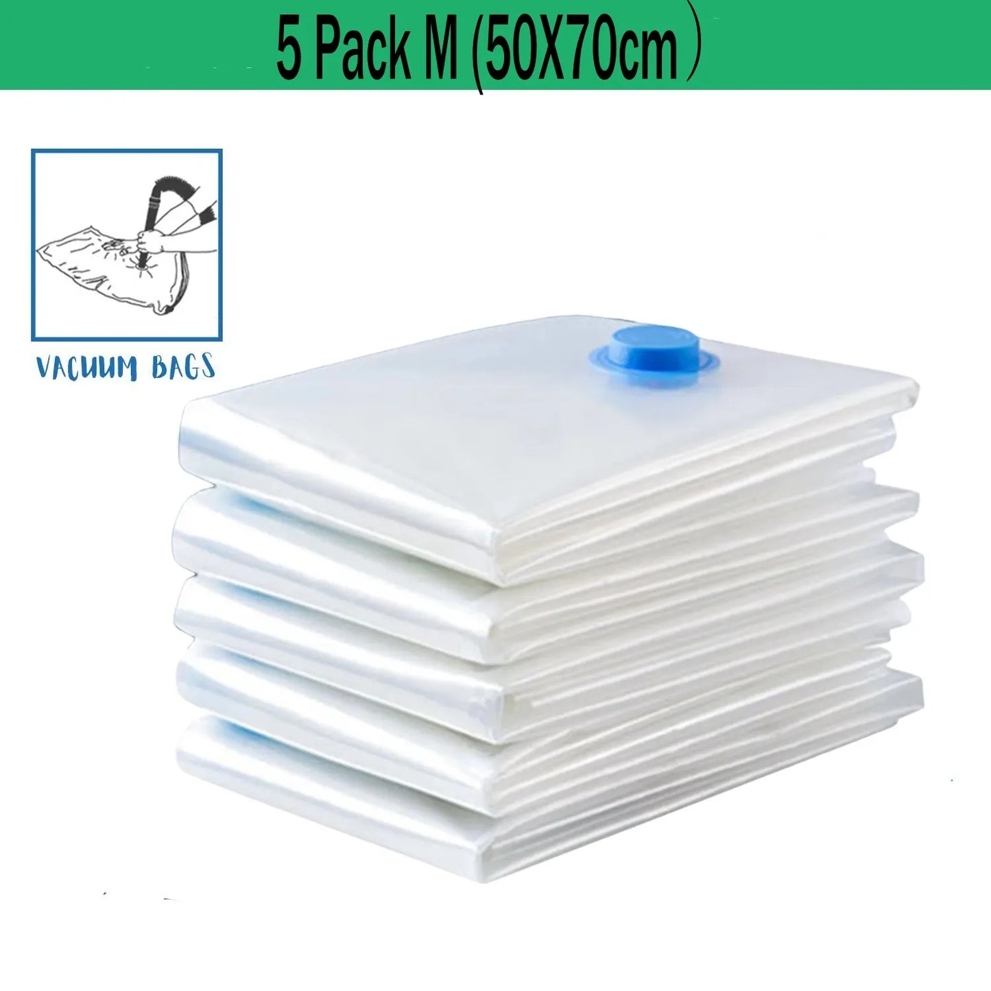Vacuum Storage Bags Vacuum Seal Bag Space Saving Bags for Comforters Clothes Pillow Bedding Blanket Storage