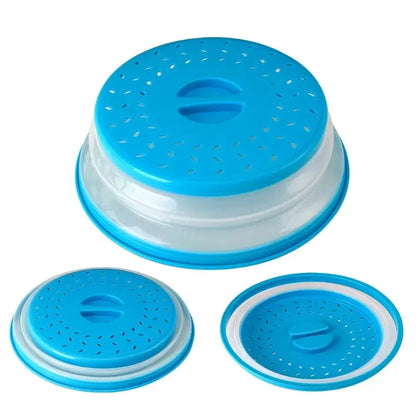 Kitchen Tools Microwave Splatter Cover Heating Folding Cover Fresh-keeping Cover Oil-proof Splash-proof Cover Cooking Lid
