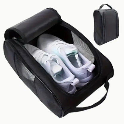 Portable Golf Shoe Bag Oxford Cloth Shoe Carrier Bags Breathable Lightweight Golf Handbag Dustproof Football Tennis Shoe Bag