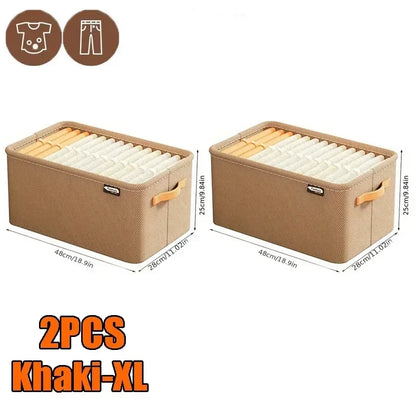 Wardrobe Organizer Box for Storage in The Closet Underwear Drawers Storage Bedroom Cabinet Socks Bra Storage Pants Organizer