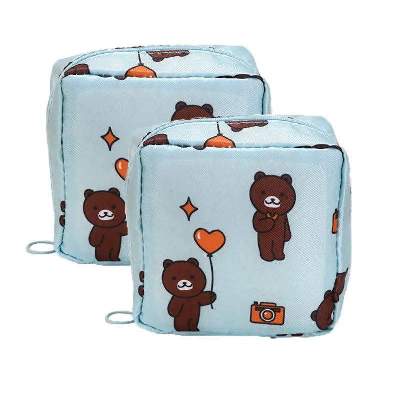 Women's Sanitary Napkin Bag Sanitary Cotton Storage Bag Monthly Event Bagaunt's Napkin Bag Zero Wallet