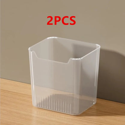 1PCS Refrigerator Side Door Storage Box Food Vegetable Fruit Eggs Fresh Organizer Household Kitchen Fridge Containers Boxes