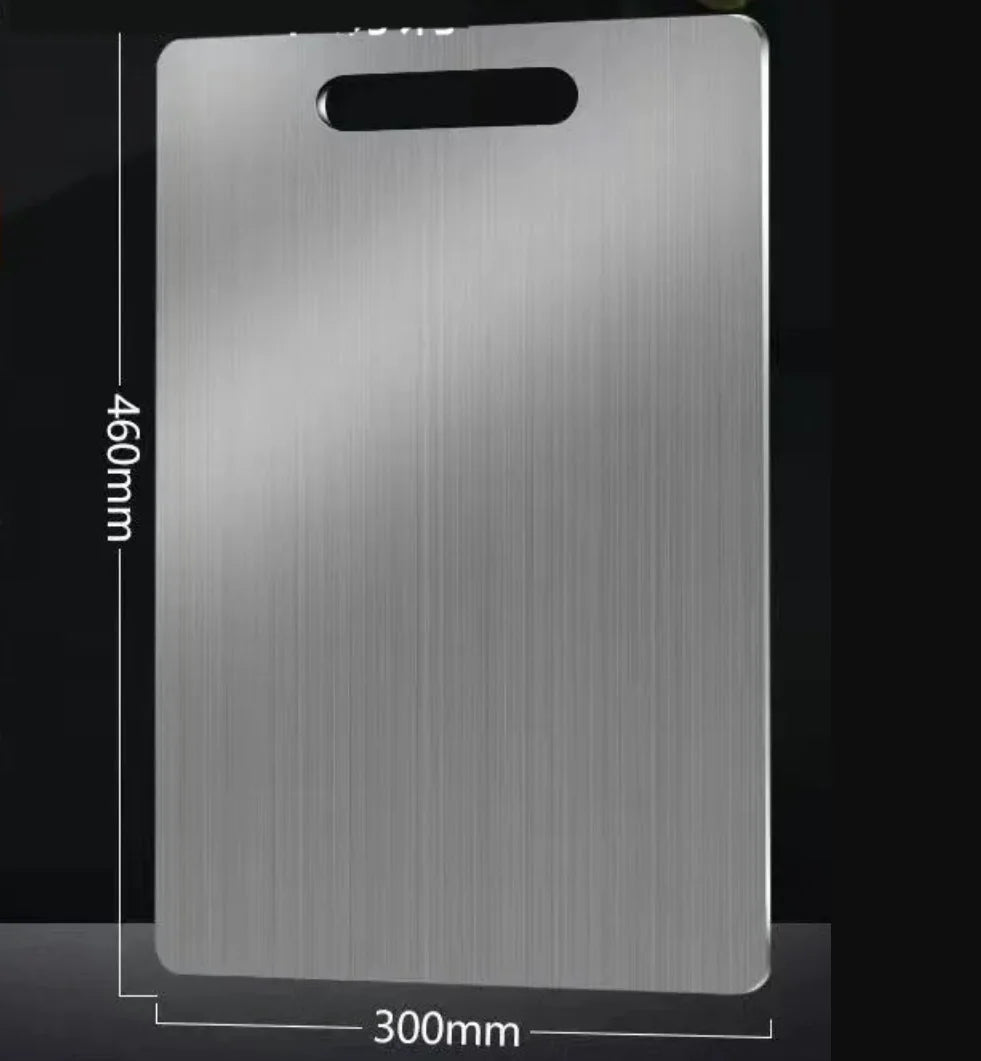 5 Size 304 Stainless Steel Thickened Cutting Board Antibacterial Mildew-proof Kneading Dough Board Kitchen Fruit vegetable