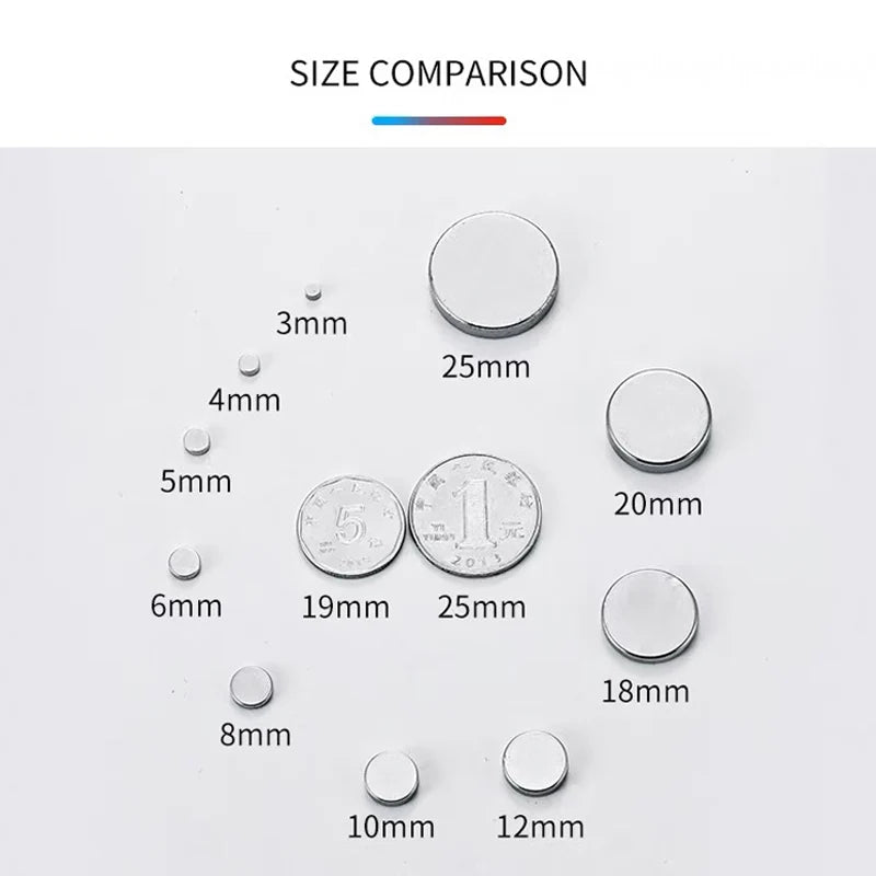 Whiteboard Office Fridge Magnets for Home, Kitchen, DIY Craft 10-20-50 Pack 2/3/4/5/6/8/10x2 Small Mini Refrigerator Magnets