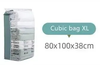 1pc No Need Pump Vacuum Bags Large Plastic Storage Bags for Storing Clothes Blankets Compression Empty Bag Travel Accessories