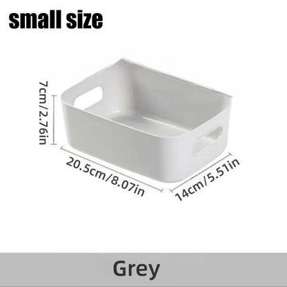 Storage Box Household Drawer Plastic Storage Desktop Storage Box Cosmetics Grocery Snack Storage Basket Kitchen