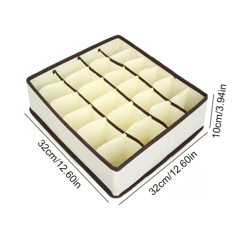 4Pcs/set Organizer For Underwear Socks Bra Pants Scarf Tie Storage Box Jeans Clothing Organization Dividers For Drawers