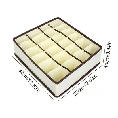 4Pcs/set Organizer For Underwear Socks Bra Pants Scarf Tie Storage Box Jeans Clothing Organization Dividers For Drawers