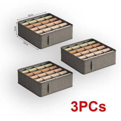 20/6/7/1 Grids Cation PP Sock Bra Pants Simplicity Organizers Of Cabinets And Drawers Home Sorting Boxes Storage Organizer Box