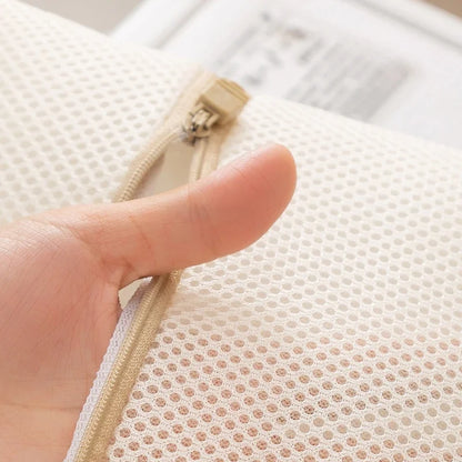 Embroidery Print Laundry Bag Set7Pcs Fine Mesh Washing Pouch for Delicates Household Clothes Cleaning Machine Washable Organizer