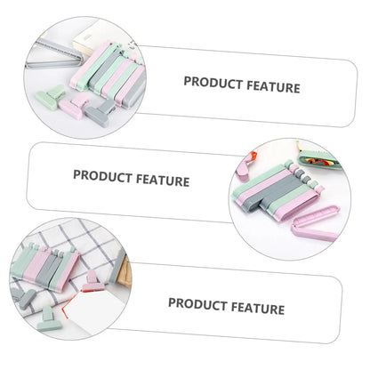 1 set of 12 snack sealing clips, household tools, debris bag clips, kitchen bag sealing machine, practical clip sealing tools