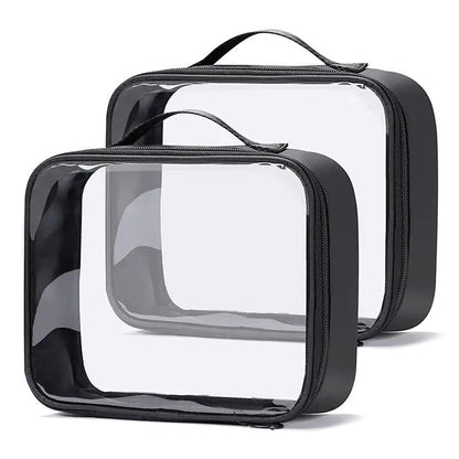 Storage Bag Travel Toiletry Transparent Large Capacity Waterproof Convenient Portable Utility Men Women Cosmetic Bag Accessory