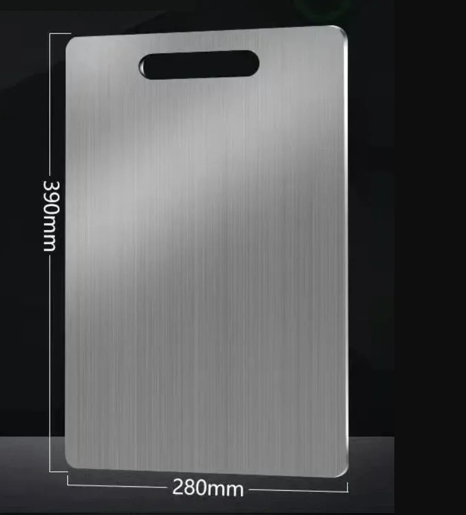 5 Size 304 Stainless Steel Thickened Cutting Board Antibacterial Mildew-proof Kneading Dough Board Kitchen Fruit vegetable