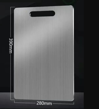 5 Size 304 Stainless Steel Thickened Cutting Board Antibacterial Mildew-proof Kneading Dough Board Kitchen Fruit vegetable
