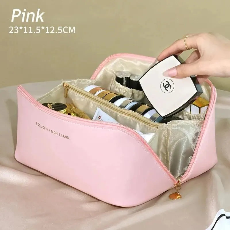 1/2Pcs Cosmetics Storage Kit Large Capacity Travel Toiletry Bag Makeup Bag Ins Advanced Sense Portable Cosmetic Storage Bag