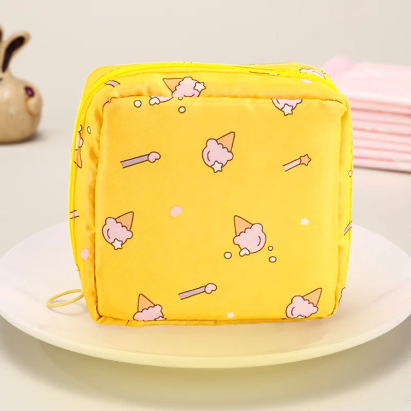 Women's Sanitary Napkin Bag Sanitary Cotton Storage Bag Monthly Event Bagaunt's Napkin Bag Zero Wallet