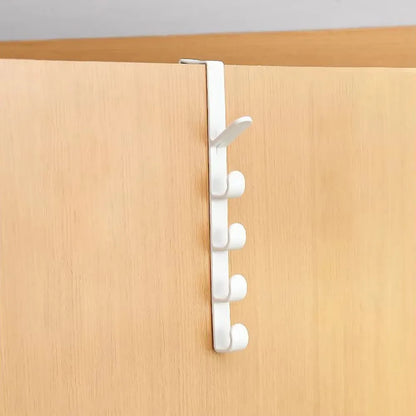 1PC Dormitory Wardrobe Hanger Bags, Hats And Clothes Hanging On The Wall Behind The Door Without Drilling Storage Rack