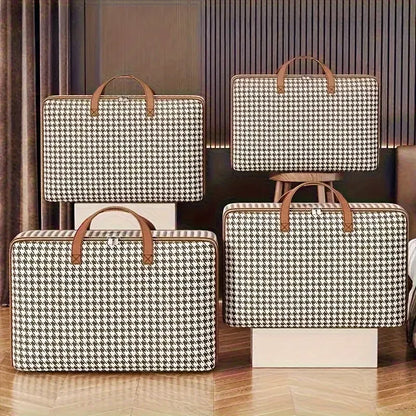 2025 New Storage Bag Quilt Storage Bag Large Capacity Portable Household Clothes Organizer With Handles Dustproof Foldable